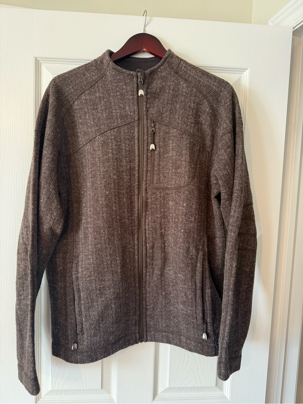 lululemon athletica Men's Brown Full-Zip Sweater